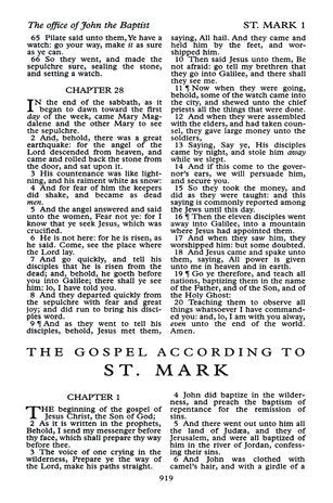 Cambridge Ruby Text Bible, Black Hardback