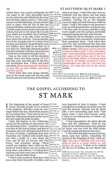 Cambridge Pitt Minion Reference Bible, Black Goatskin Leather