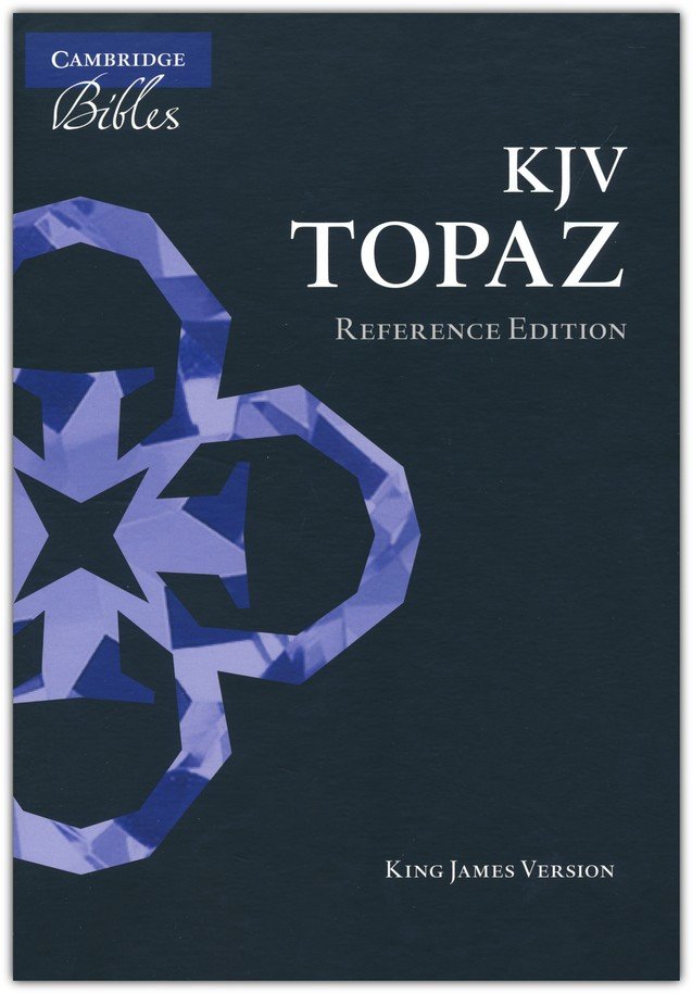 Cambridge Topaz Reference Edition, Black Goatskin Leather