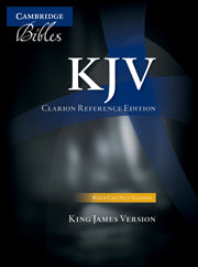 Cambridge Clarion Bible, Black Calf Split Leather