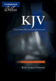 Cambridge Concord Reference Edition, Black Edge-lined Goatskin Leather, Black Letter