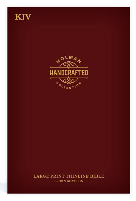 Large Print Thinline Brown Premium Goatskin