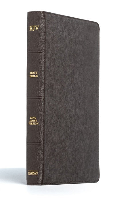 Large Print Thinline Brown Premium Goatskin