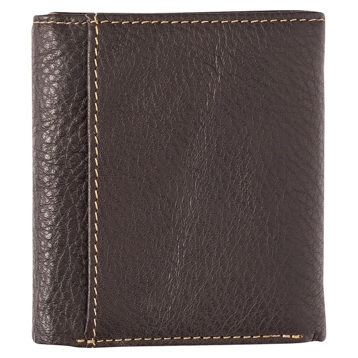 Best Dad Brown/Tan Trifold Wallet
