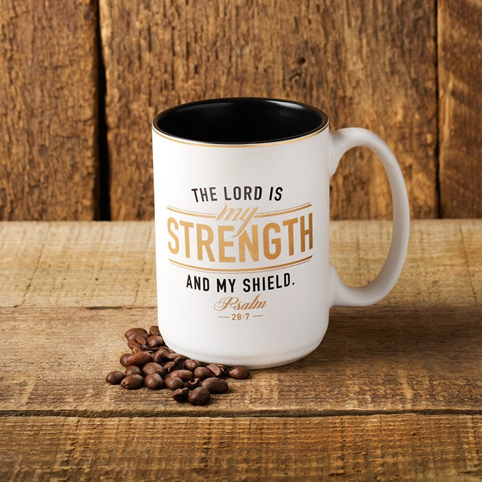 Strength & Shield Ceramic Mug