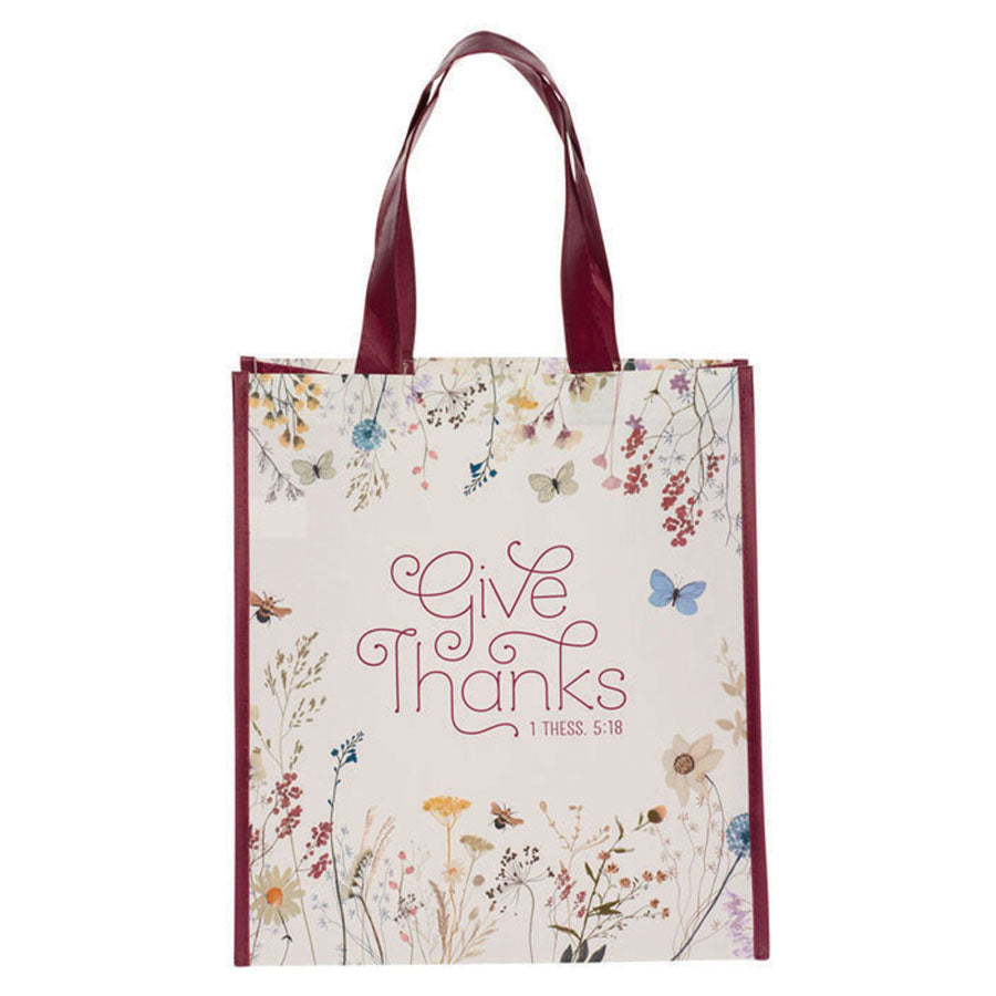 Give Thanks Topsy-Turvy Tote Bag