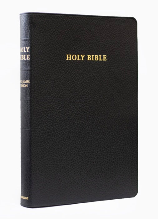 Cambridge Topaz Reference Bible, Black Calf Split Leather