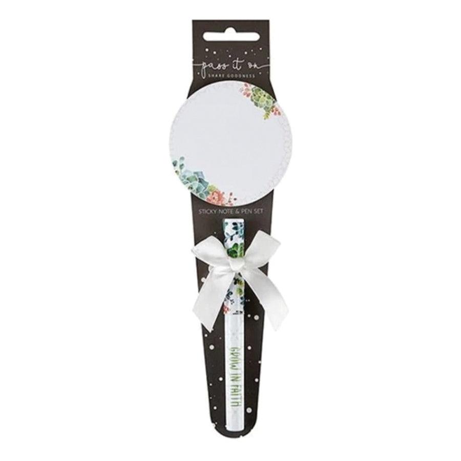 Grow in Faith Pen & Notepad