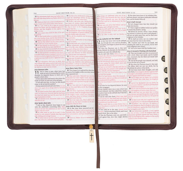 Espresso Deluxe Gift Bible w/ Zipper