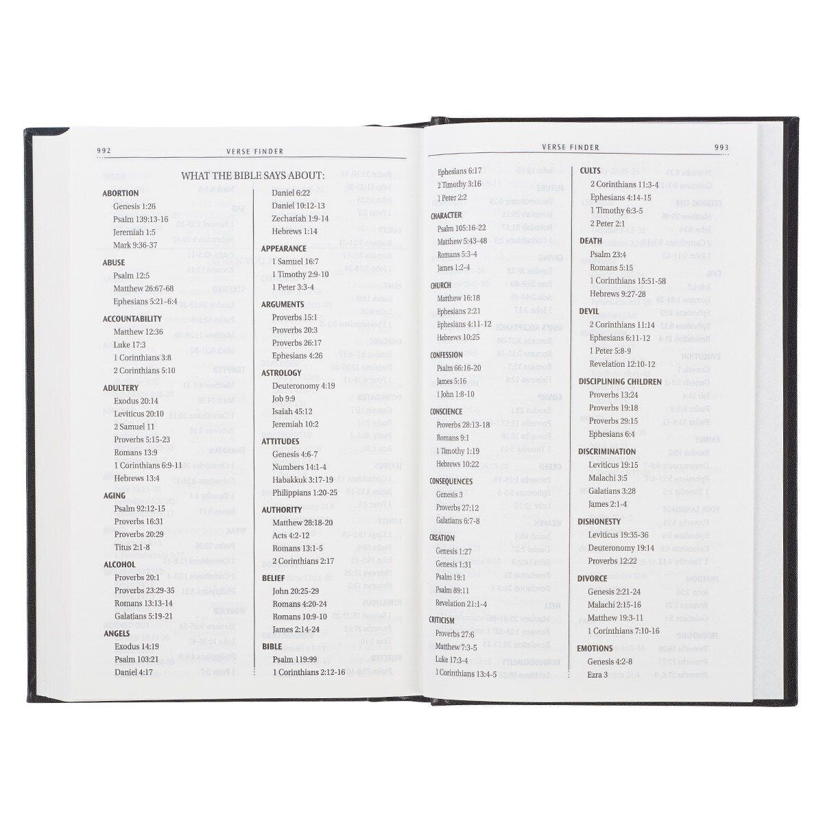 Hardcover Black Pew Bible