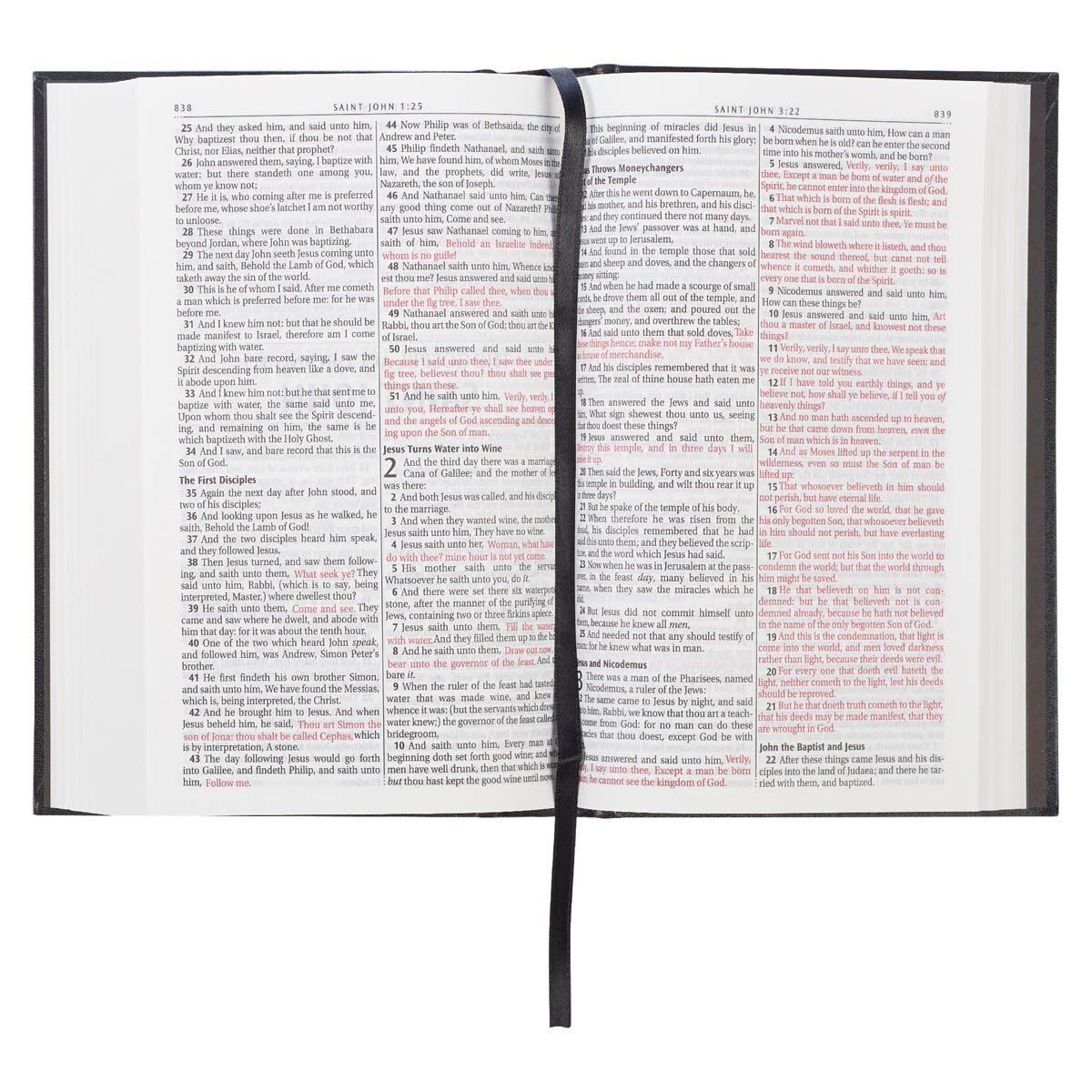 Hardcover Black Pew Bible