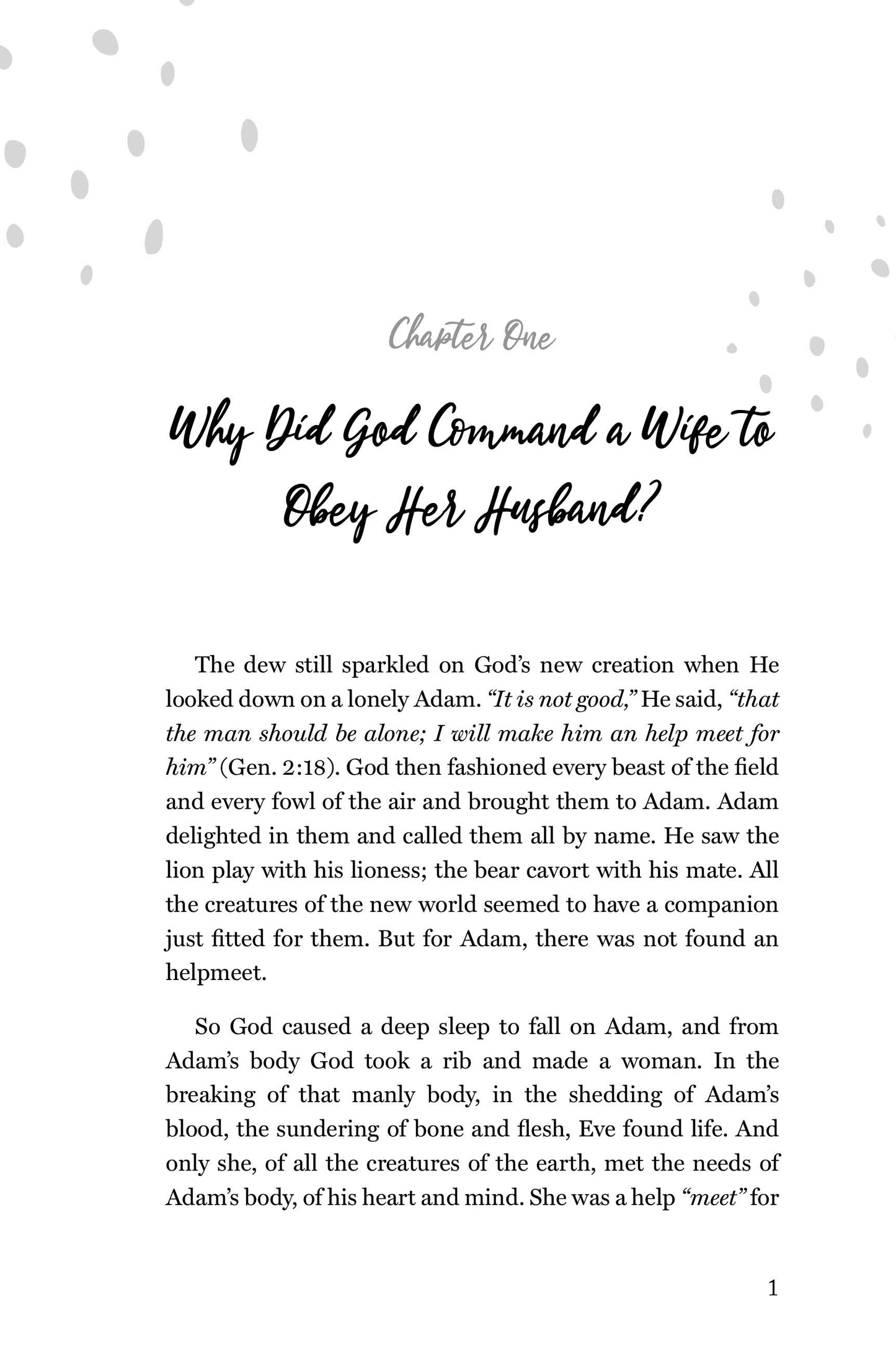 Me? Obey Him? Biblical Principles for the Marriage Relationship