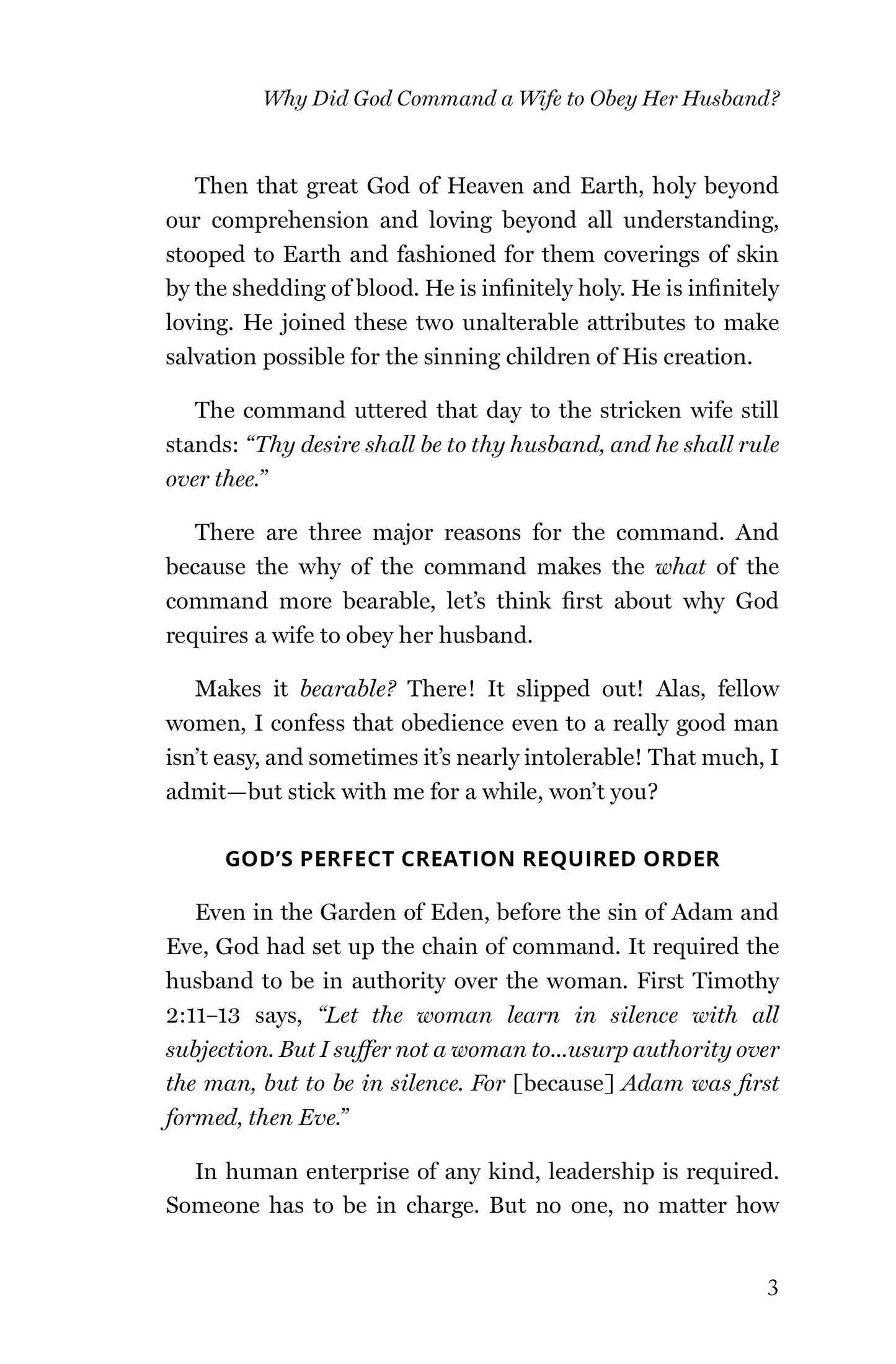 Me? Obey Him? Biblical Principles for the Marriage Relationship