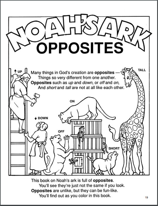 Noah's Ark: Pre-School Activity Book