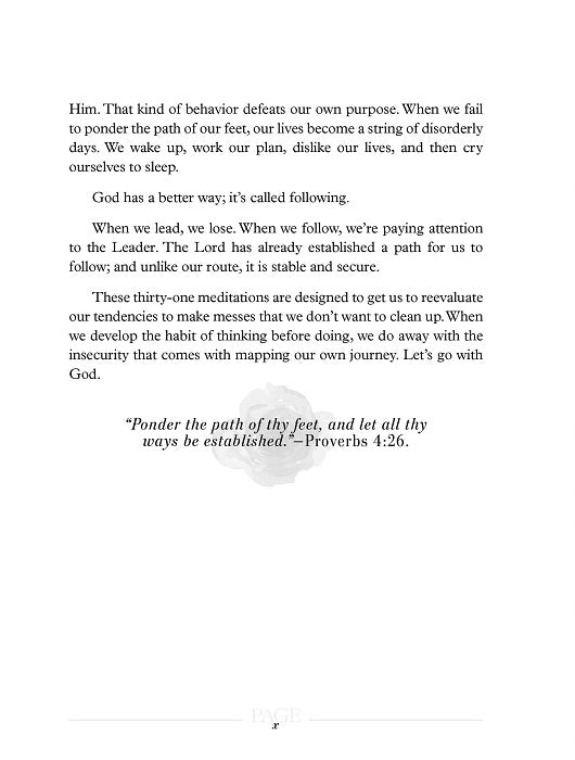 Ponder the Path: A 31-Day Devotional