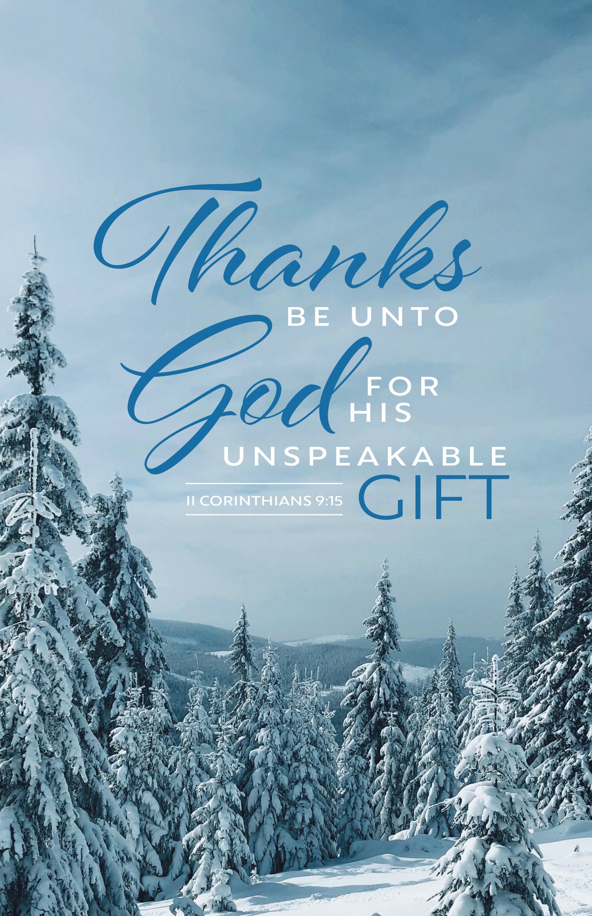 Thanks Be Unto God