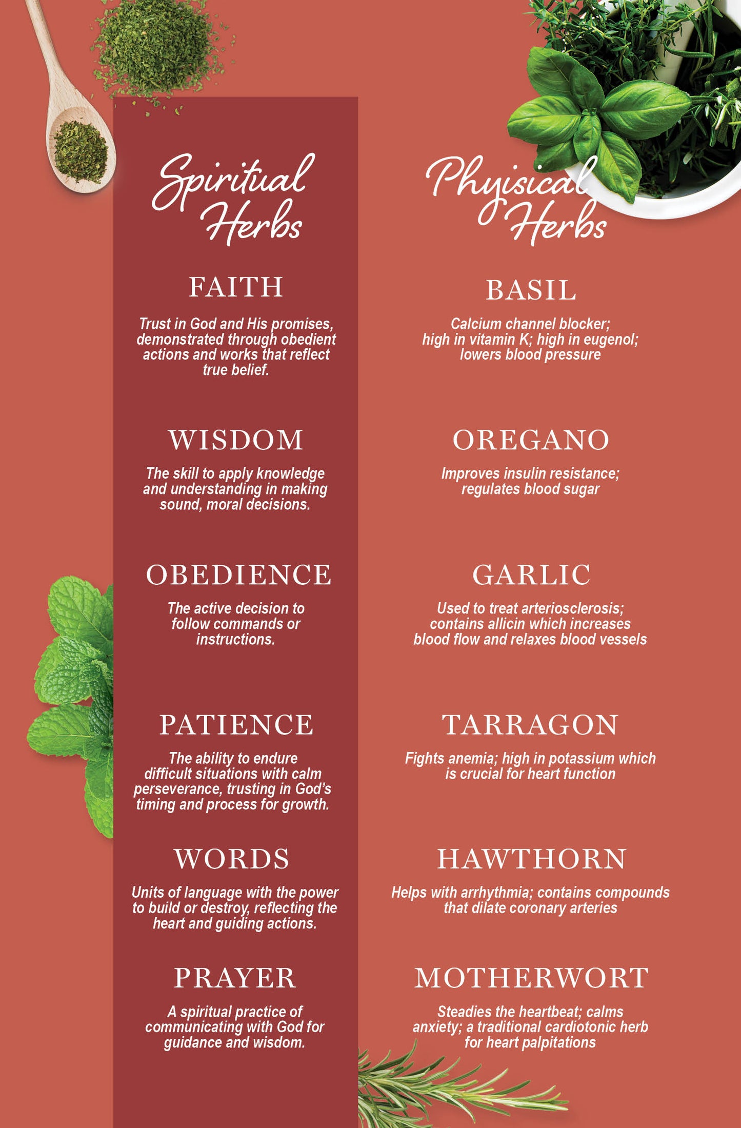 Herbs for the Heart: A Study of James