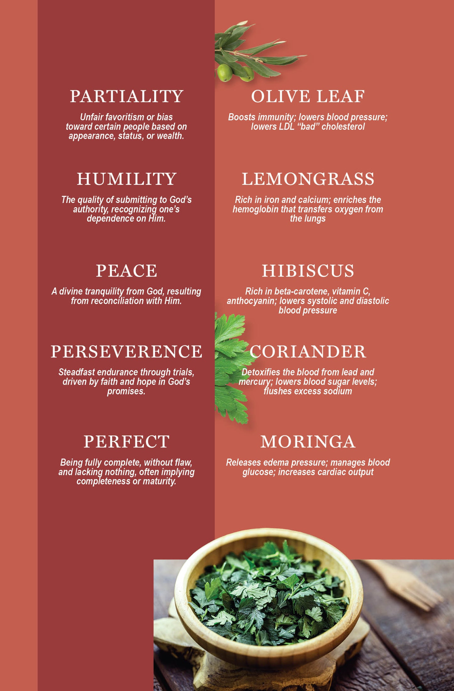 Herbs for the Heart: A Study of James