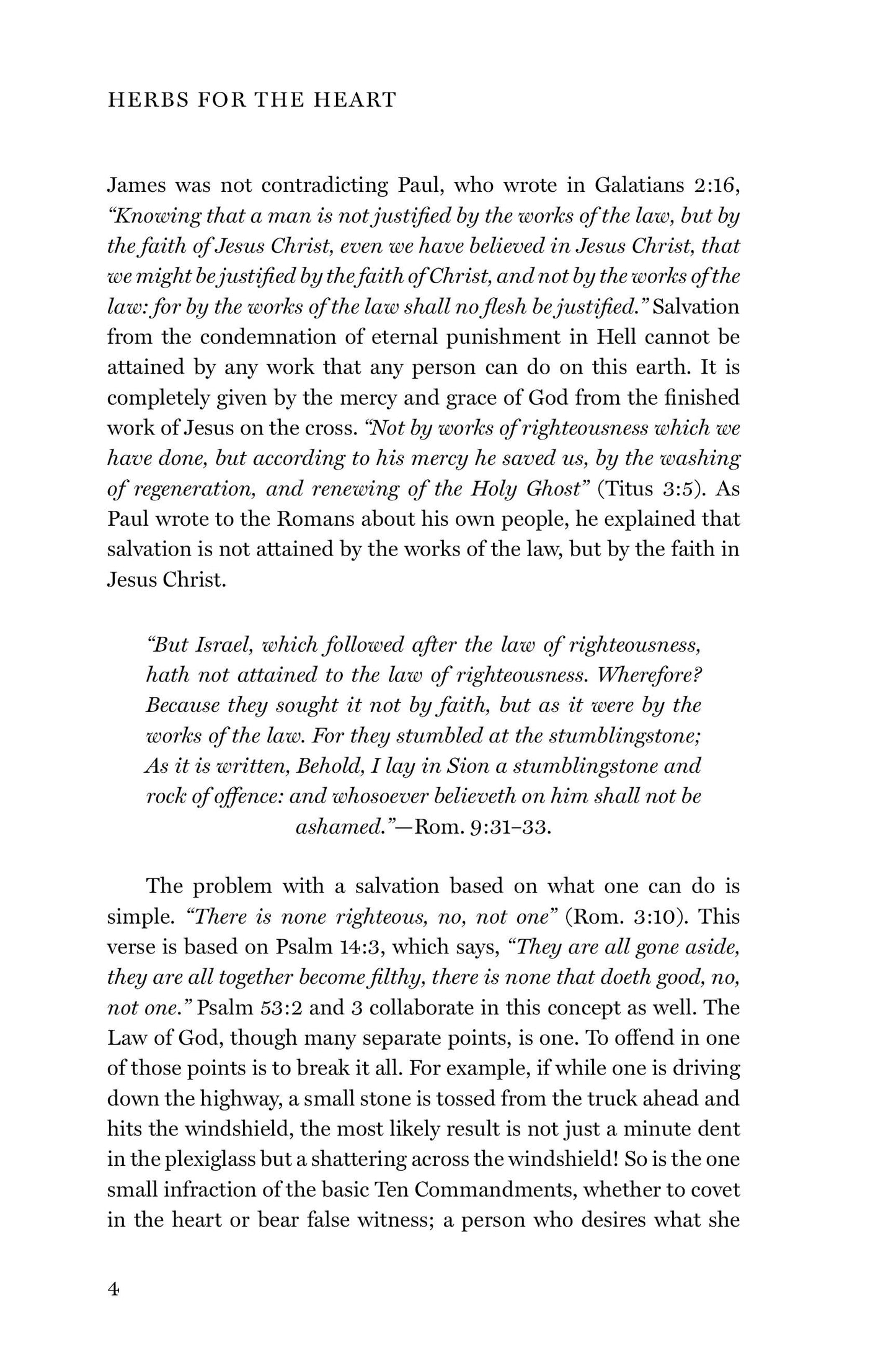 Herbs for the Heart: A Study of James