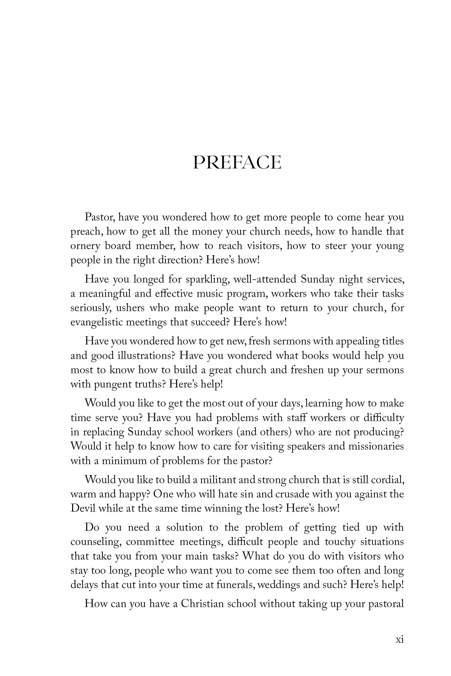 What Every Preacher Should Know: The Pastor's Success Handbook