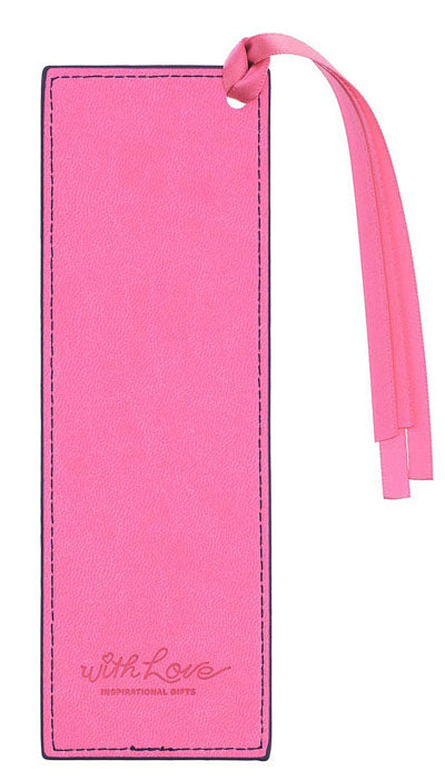 Grateful Heart Faux Leather Bookmark