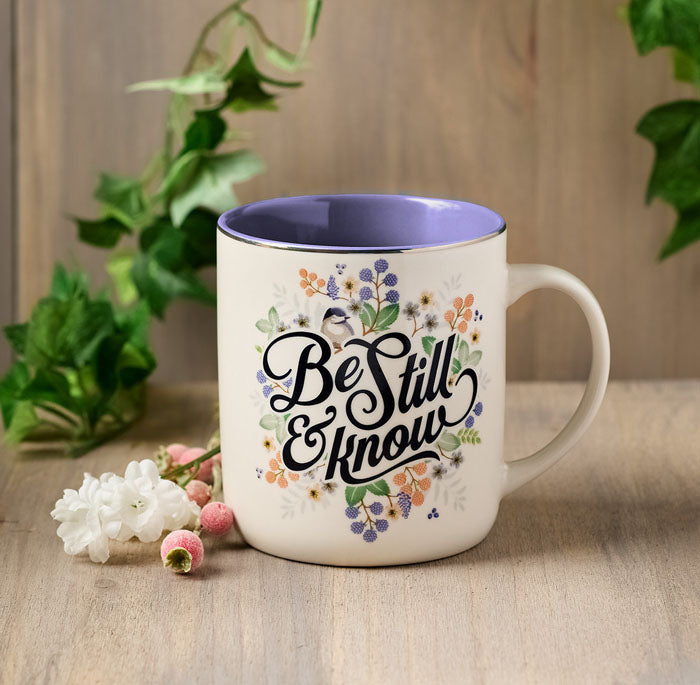 Be Still Purple Pasture Mug