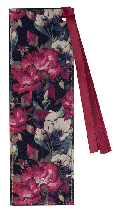 Be Still Vintage Faux Leather Bookmark