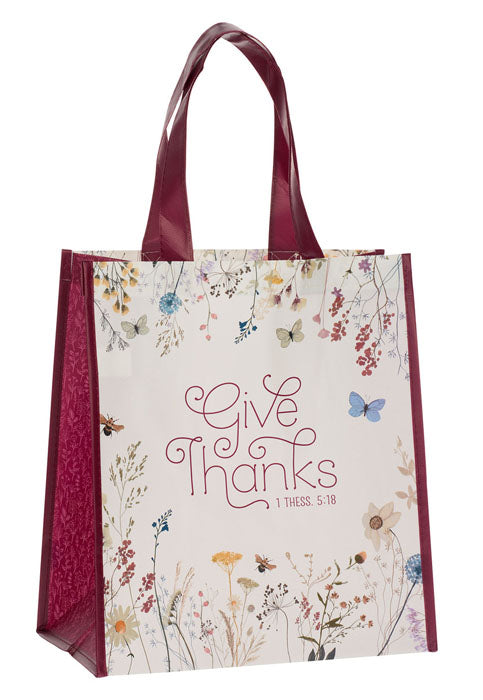 Give Thanks Topsy-Turvy Tote Bag