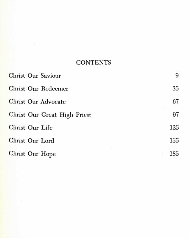 Christ Our Sufficiency