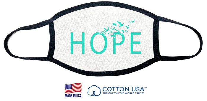 Hope White Face Mask