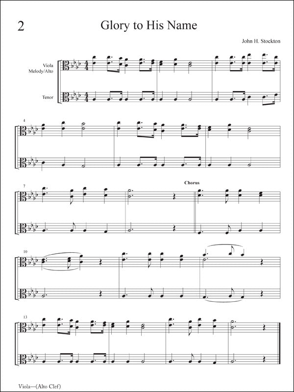 Soul Stirring Songs & Hymns Alto Clef/Viola Orchestration