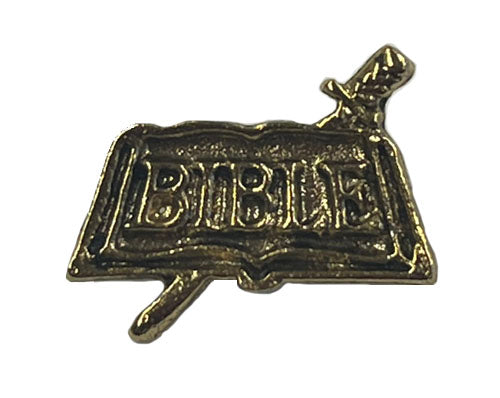 Sword + Bible Lapel Pin