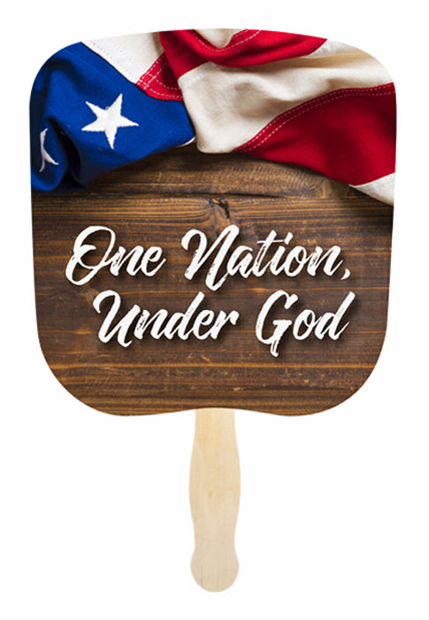 One Nation Under God Hand Fan