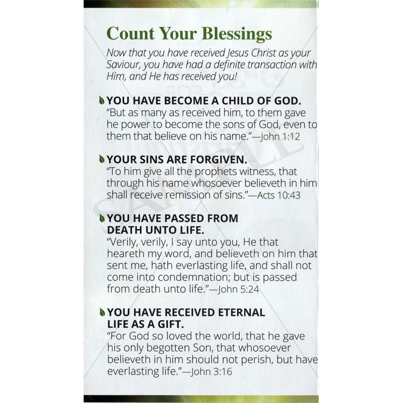 Suggestions for New Christians