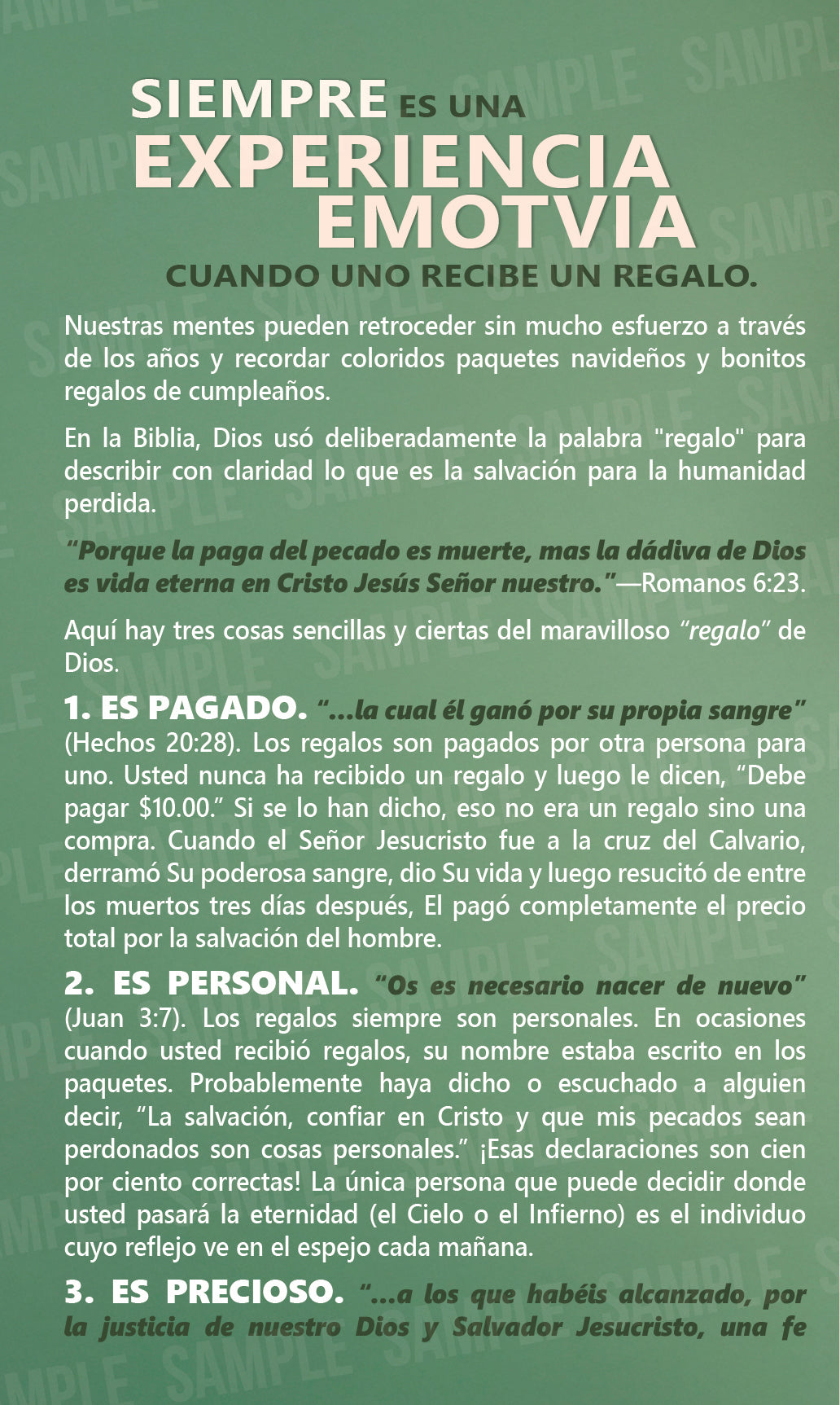 God Has a Gift for You [Spanish]