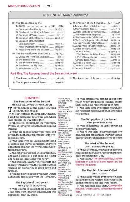 The Open Bible Black Leathersoft (Indexed)