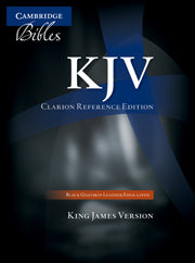 Cambridge Clarion Reference Bible, Black Edge-lined Goatskin Leather