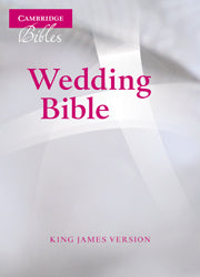 Cambridge Wedding Bible, Ruby Text Edition, White French Morocco Leather