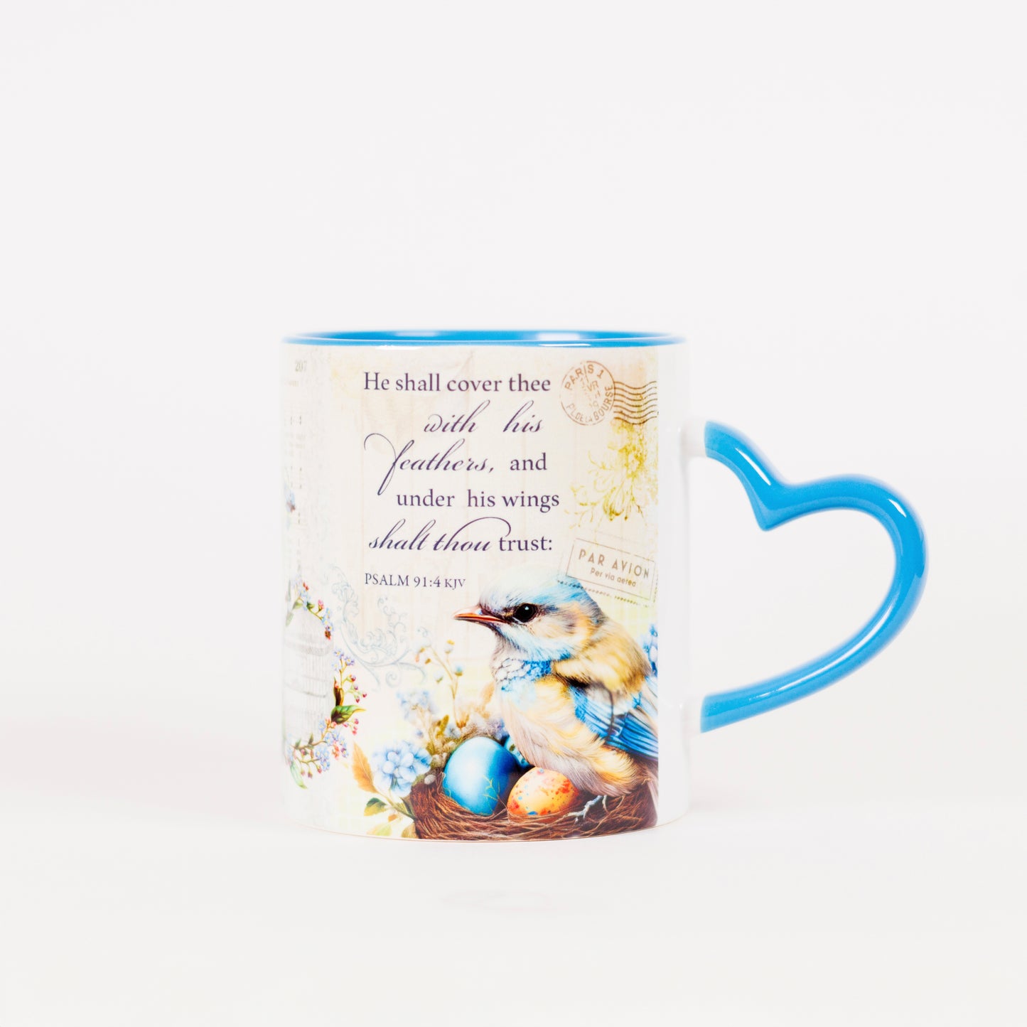 Under His Wings Ceramic Mug