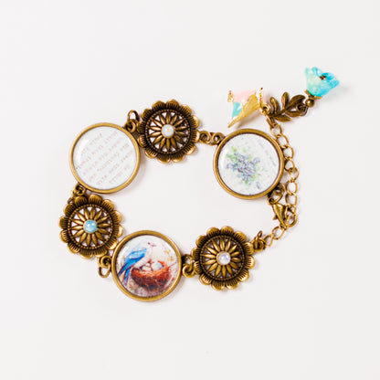 Under His Wings Vintage Bracelet