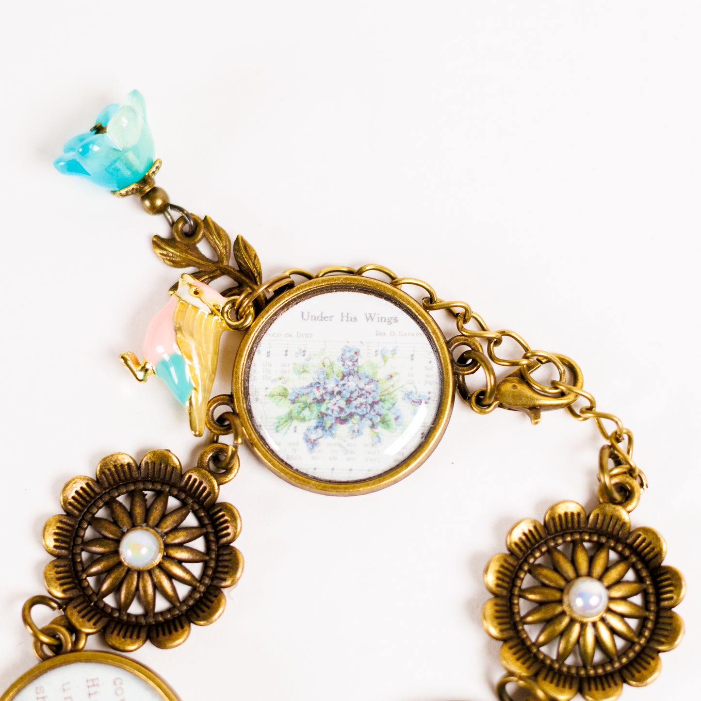 Under His Wings Vintage Bracelet