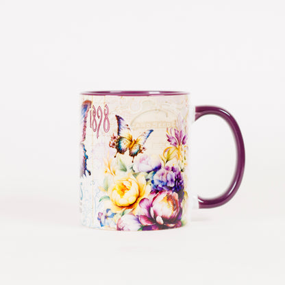Butterflies & Blooms Ceramic Mug