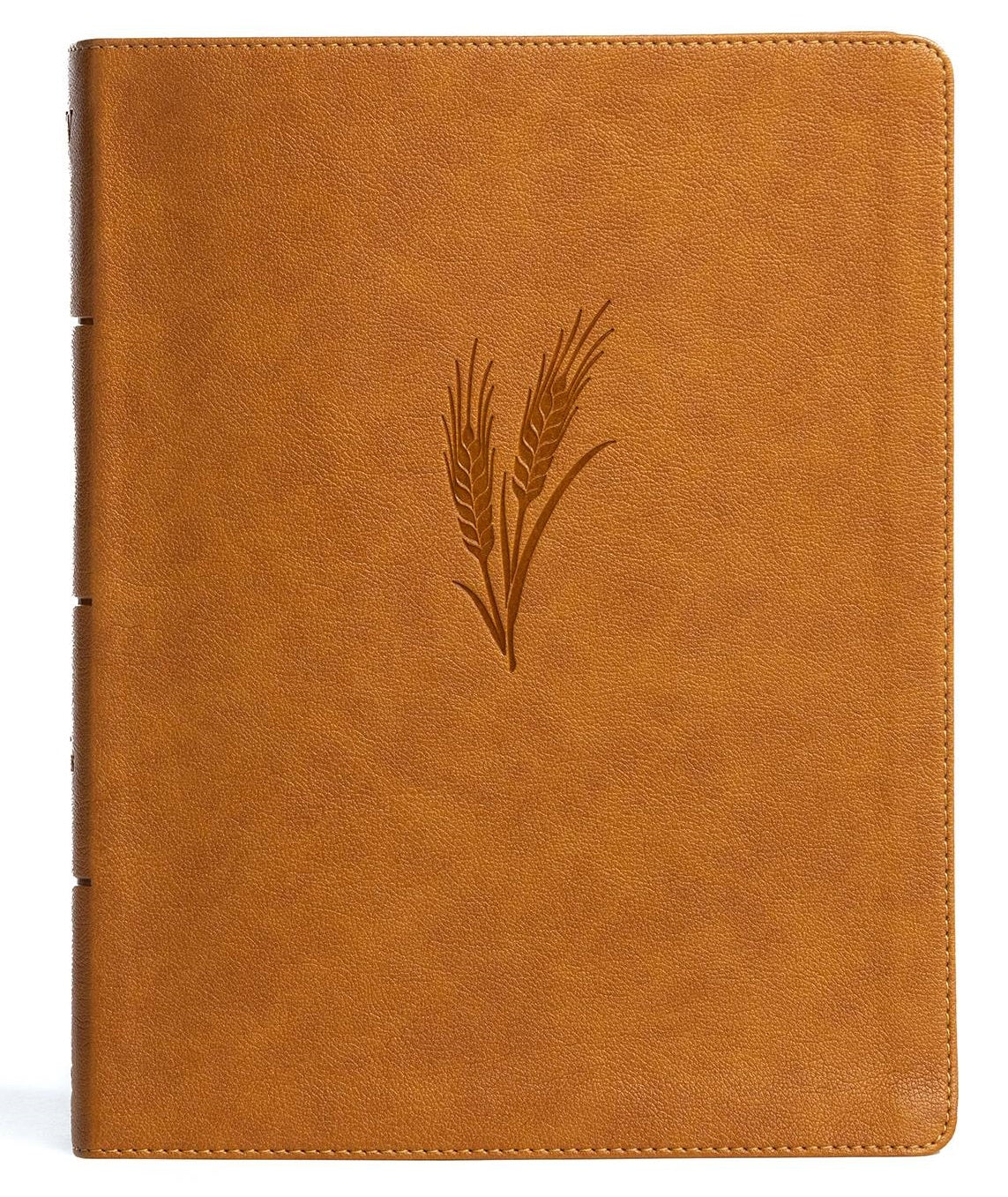 Large Print Notetaking Bible, Camel LeatherTouch