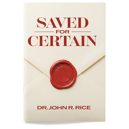 Saved For Certain