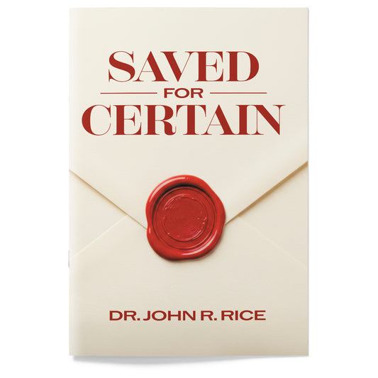 Saved For Certain