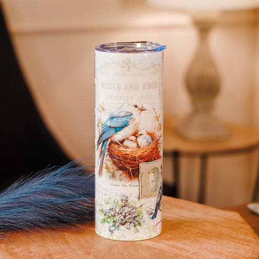Under His Wings Stainless Steel Tumbler