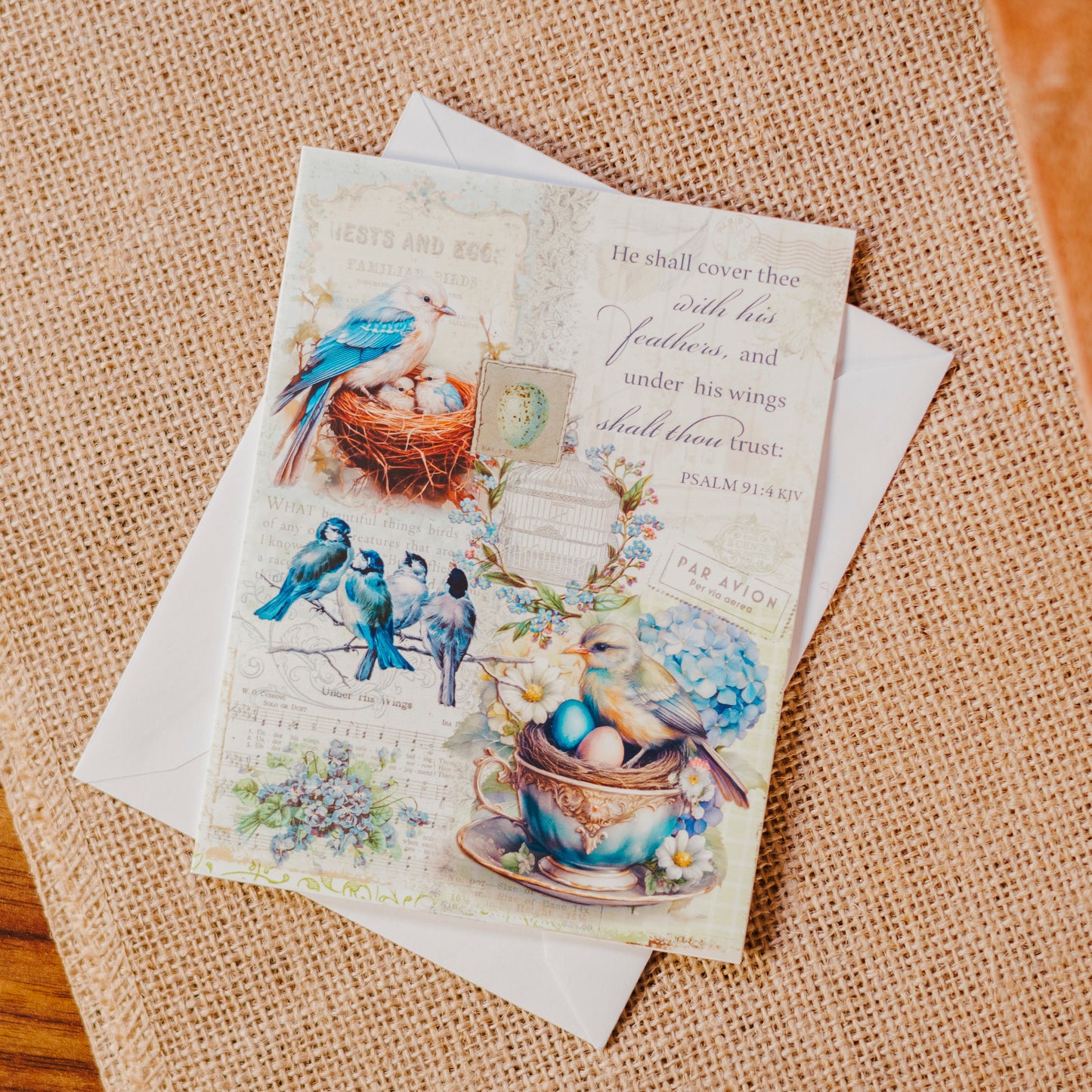 Under His Wings Notecard Set