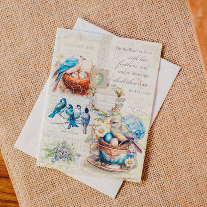 Under His Wings Notecard Set