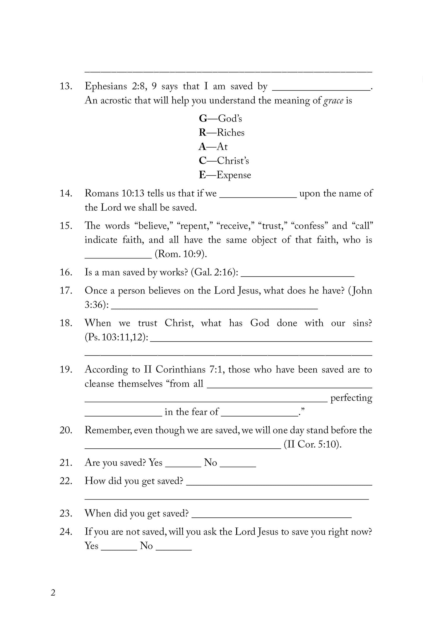 Basic Bible Principles: A Discipleship Study