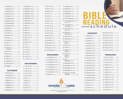 Bible Reading Schedule [Trifold]